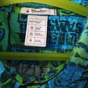 Disney Hawaiian XXL shirt from Trader Sam's Grog Shop in the Polynesian hotel